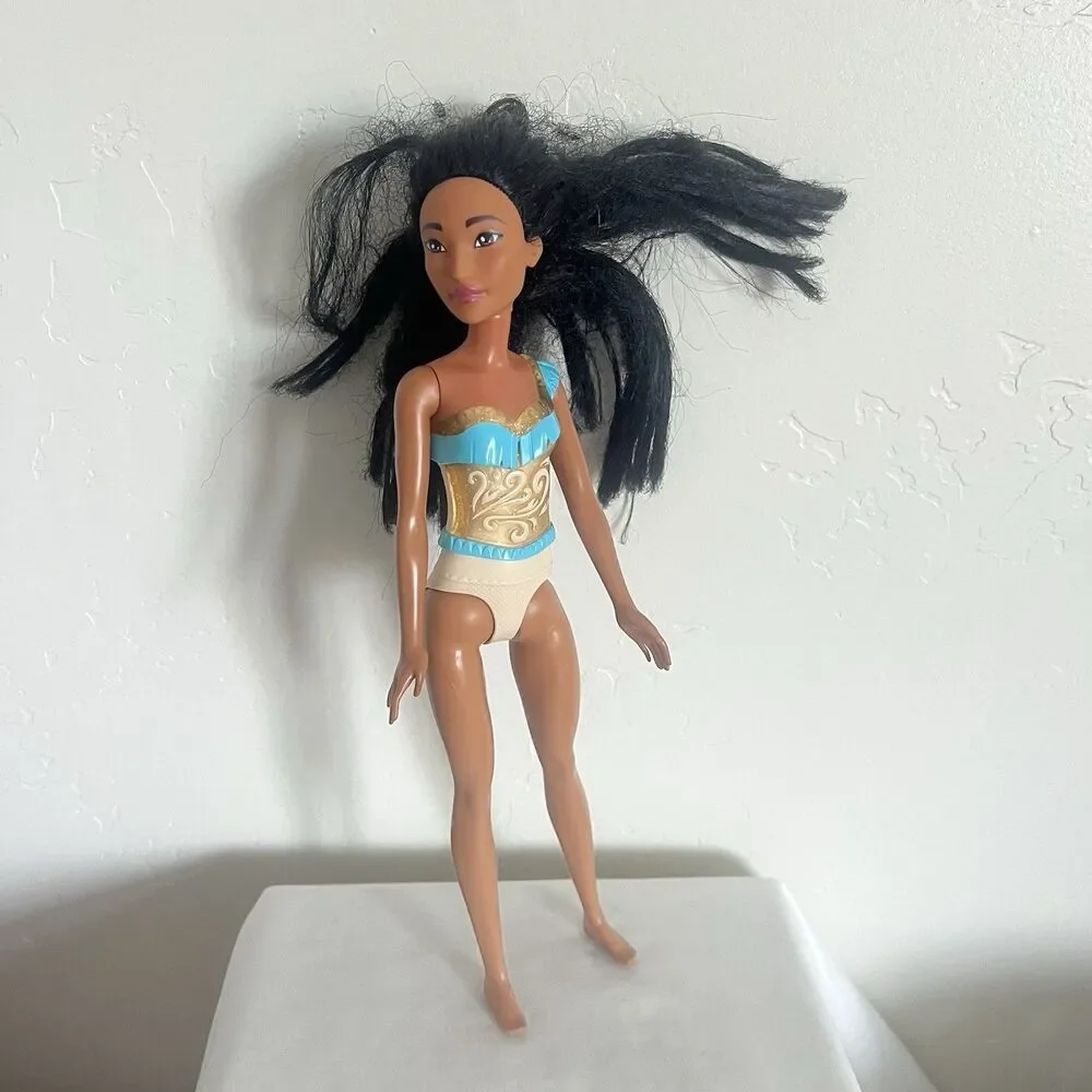 3 Lot Barbie Doll Mattel Fashionista African American Caucasian Pocahontas Nude